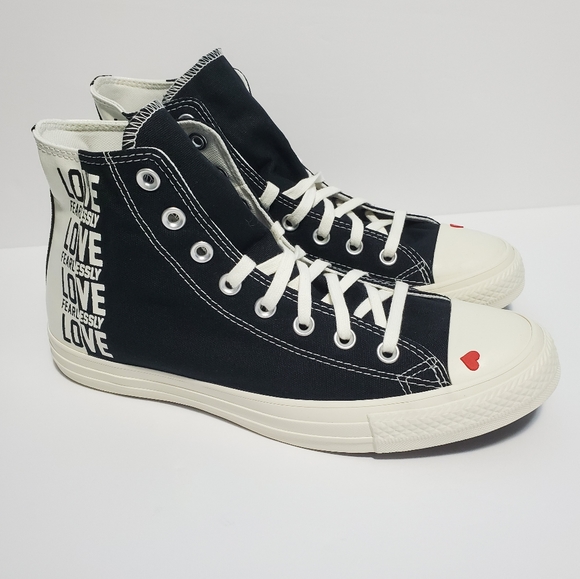 CONVERSE CHUCK TAYLOR LOVE FEARLESSLY HIGH TOPS - Picture 2 of 11
